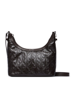 Calvin Klein Calvin Klein Rankinė Emblem Aop Debossed Shoulder Bag LV04F3874G Ruda