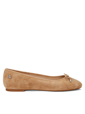 LAUREN RALPH LAUREN Lauren Ralph Lauren Baleriny 802943066001 Brązowy