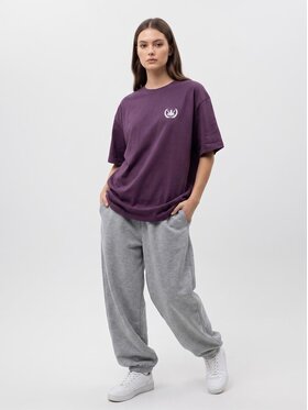 Jigga Wear Jigga Wear T-Shirt 132159 Fioletowy Oversize