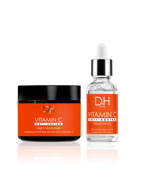 Dr H Dr H Serum z witaminą C i krem na noc z witaminą C 60 ml Krem na noc