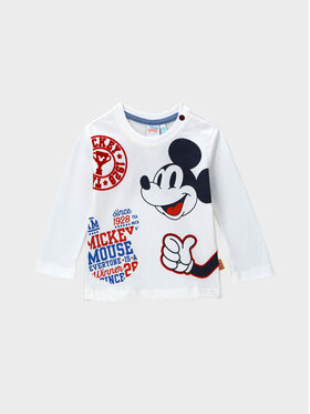 Original Marines Original Marines Majica MICKEY MOUSE DCAV0617NM Bijela Regular Fit