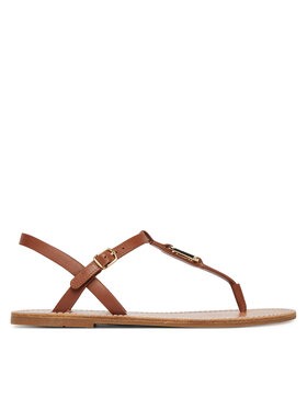 Tommy Hilfiger Tommy Hilfiger Sandales Leather Thong Sandal FW0FW09127 Brūns