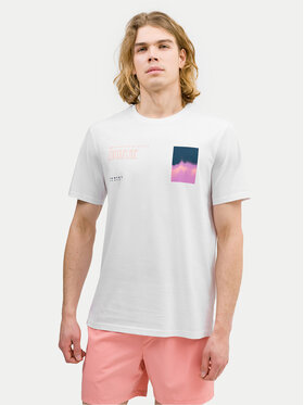 4F 4F T-Shirt 4FWSS24TTSHM1289 Bílá Regular Fit