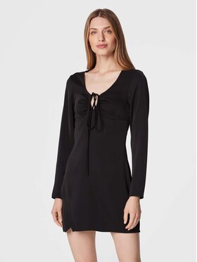 NA-KD NA-KD Kokteilinė suknelė Keyhole 1018-009415-0002-581 Juoda Regular Fit
