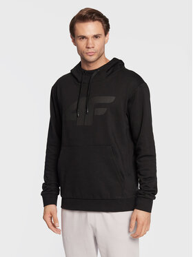 4F 4F Bluză H4Z22-BLM352 Negru Regular Fit