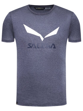 Salewa Salewa T-shirt Solidlogo Dry 27018 Tamnoplava Regular Fit