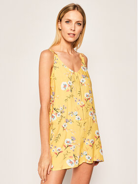 Roxy Roxy Kombinezon Blissing Me printed ERJWD03431 Żółty Regular Fit