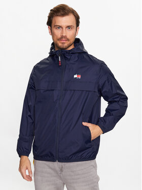 Tommy Jeans Tommy Jeans Prechodná bunda DM0DM16584 Tmavomodrá Regular Fit