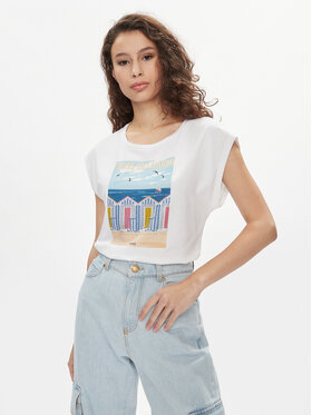 Liu Jo Liu Jo Blusa MA4338 J5003 Bianco Regular Fit