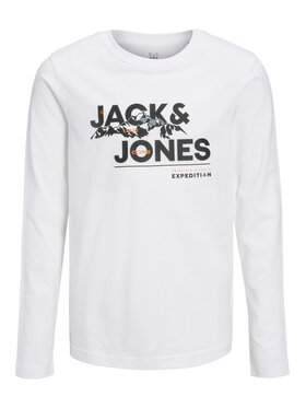 Jack&Jones Junior Jack&Jones Junior Bluză Hunter 12221208 Alb Regular Fit