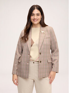 Fiorella Rubino Fiorella Rubino Marynarka Q066T000321N0R2 Szary Regular Fit