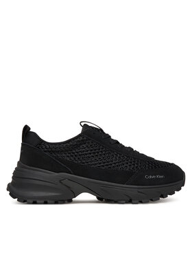 Calvin Klein Calvin Klein Сникърси Hike Runner Lace Up Techmix YW0YW02030 Черен