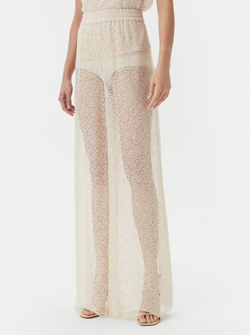 PINKO PINKO Παντελόνι Palazzo 105009 A2EX Μπεζ Regular Fit