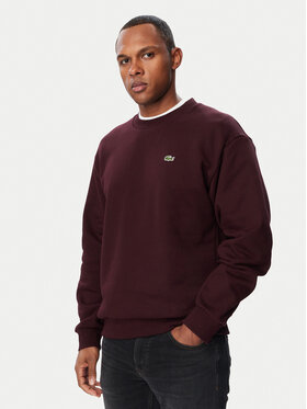 Lacoste Lacoste Bluza SH8868 Brązowy ciemny Regular Fit