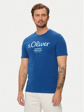 s.Oliver s.Oliver T-Shirt 2139909 Niebieski Regular Fit
