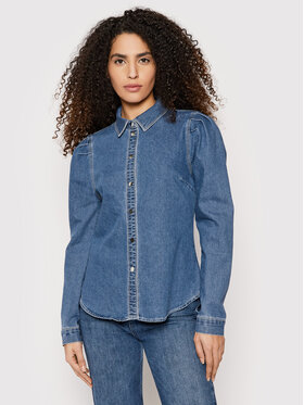 Vero Moda Vero Moda Koszula jeansowa Rhiana 10258187 Niebieski Slim Fit