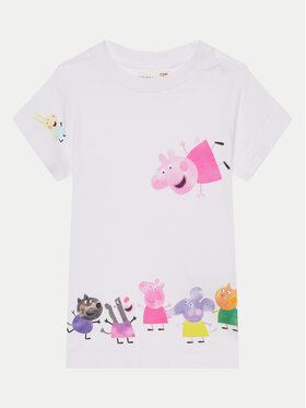 Coccodrillo Coccodrillo Tricou WC4143204LGD Alb Regular Fit