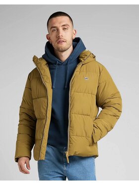 Lee Lee Kurtka zimowa PUFFER JACKET Żółty Regular Fit