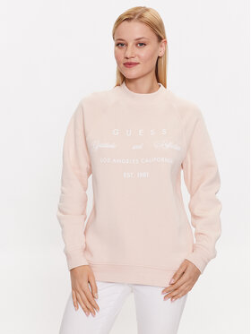 Guess Guess Mikina W3YQ06 K9Z21 Béžová Regular Fit