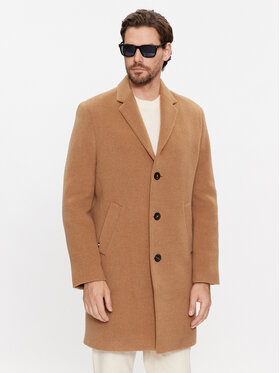 Tommy Hilfiger Tommy Hilfiger Вовняне пальто MW0MW32963 Коричневий Regular Fit