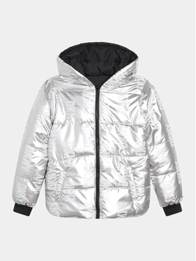 DKNY DKNY Geacă de iarnă D36684 S Argintiu Regular Fit