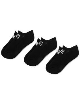 Vans Vans Набір з 3 пар низьких жіночих шкарпеток Classic Kick VN000XNRBLK Чорний