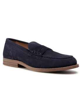 Tommy Hilfiger Tommy Hilfiger Lordsy Hilfiger Suede FM0FM02867 Granatowy