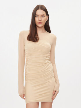 Calvin Klein Jeans Calvin Klein Jeans Kleid für den Alltag J20J222530 Beige Slim Fit
