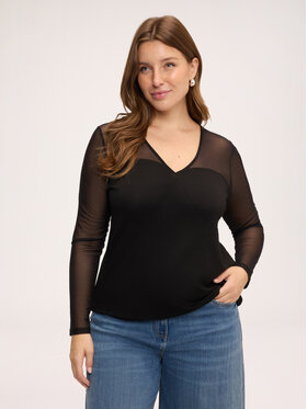 Fiorella Rubino Fiorella Rubino T-Shirt G00TL009625N033 Czarny Regular Fit