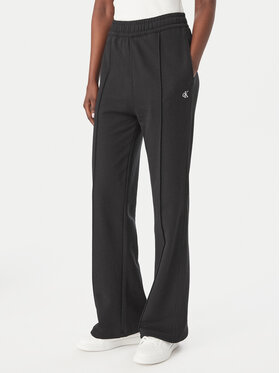 Calvin Klein Jeans Calvin Klein Jeans Долнище анцуг Monogram LV047H220G Черен Flare Fit