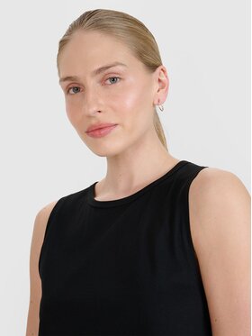 4F 4F Top 4FWSS25TSLEF118-20S Czarny Regular Fit