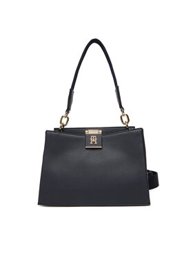 Tommy Hilfiger Tommy Hilfiger Torebka Th Her Med Satchel Corp AW0AW17830 Granatowy