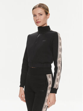 Guess Guess Mikina V3RQ12 KB3P2 Čierna Regular Fit