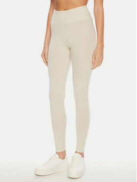 American Vintage American Vintage Leggings Ypawood YPA04BH24 Écru Slim Fit