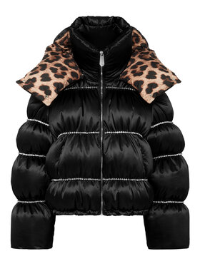 PHILIPP PLEIN PHILIPP PLEIN Vatovaná bunda 605 Černá Regular Fit