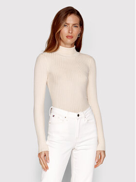 Pieces Pieces Rolák Crista 17115049 Béžová Slim Fit