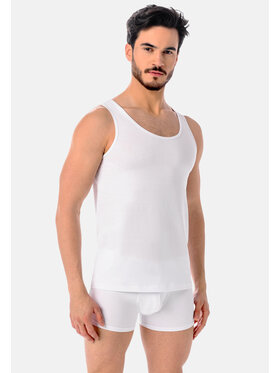 Teyli Teyli Podkoszulek 360 Biały Classic Fit
