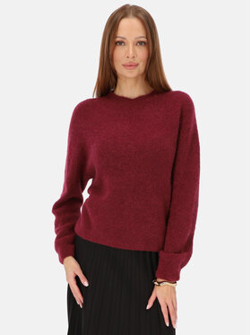 L’AF L’AF Sweter Tessa Bordowy Regular Fit