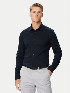 BOSS BOSS Srajca Mysoft 50519748 Mornarsko modra Regular Fit