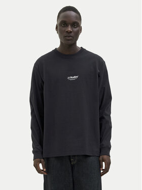 Jack&Jones Jack&Jones Majica dugih rukava Soho 12278788 Crna Relaxed Fit