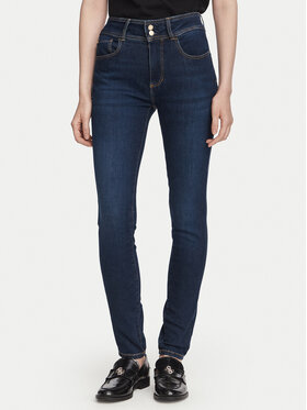 Guess Guess Džinsi W6YA34 D1593 Tumši zils Shaping Fit