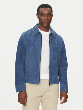 BOSS BOSS Lederjacke H-Malbano5 50528014 Blau Regular Fit