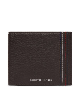 Tommy Hilfiger Tommy Hilfiger Portfel Th Central Cc & Coin AM0AM14233 Brązowy