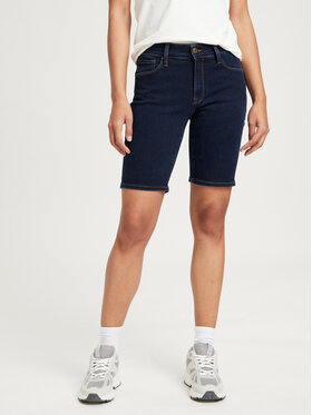 Cross Jeans Cross Jeans Szorty jeansowe P 528-005 Niebieski Slim Fit
