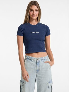 Guess Jeans Guess Jeans T-Shirt 176219 Niebieski Classic Fit