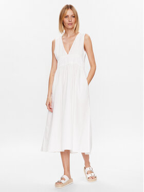 Seafolly Seafolly Sommerkleid Sunbreak 54878-DR Weiß Relaxed Fit