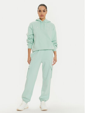 Champion Spodnji Del Trenirke 117554 Zelena Loose Fit