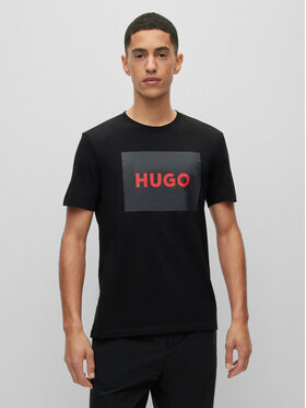 HUGO Hugo T-Shirt Dulive222 50467952 Czarny Regular Fit