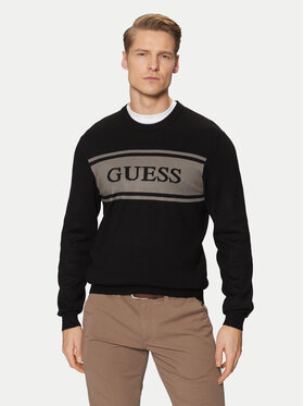 Guess Guess Megztinis M5RR13 Z3KK2 Juoda Regular Fit