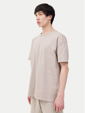 4F 4F Tricou 4FWSS24TTSHM1316 Bej Oversize